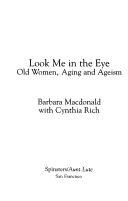 Front cover of Look me in the eye by Barbara Macdonald