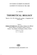 Front cover of Teoreticheskai͡a︡ biologii͡a︡ by Erwin Bauer