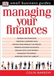 Front cover of Managing Your Finances (Small Business Guides) by Stephen Brookson