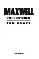 Cover of Maxwell by Tom Bower