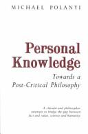 Cover of Personal knowledge by Michael Polanyi