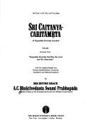 Front cover of Śrī Caitanya-caritāmṛta of Kṛṣṇadāsa Kavirāja Gosvāmī by Kr̥shṇadāsa Kavirāja