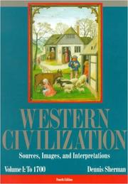 Cover of Western Civilization: Sources, Images, and Interpretations by Dennis Sherman