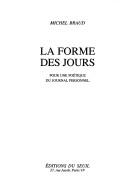 Cover of La forme des jours by Michel Braud