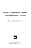 Cover of Nelson's Mediterranean Command by Denis Orde