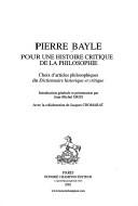 Front cover of Dictionnaire historique et critique by Pierre Bayle