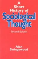 Cover of A short history of sociological thought by Alan Swingewood