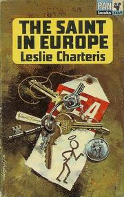 Front cover of Saint in Europe by Leslie Charteris