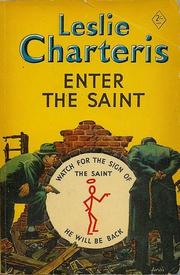 Cover of Enter the Saint by Leslie Charteris