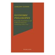 Front cover of Economic philosophy by Adelino Zanini