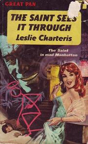 Cover of The Saint Sees It Through by Leslie Charteris