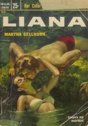Front cover of Liana by Martha Gellhorn