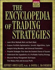 Front cover of The encyclopedia of trading strategies by Jeffrey Owen Katz
