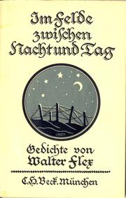 Front cover of Im Felde zwischen Nacht und Tag by Walter Flex