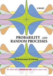 Cover of Probability and Random Processes by Venkatarama Krishnan