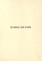 Front cover of To Herat and Cabul by G. A. Henty