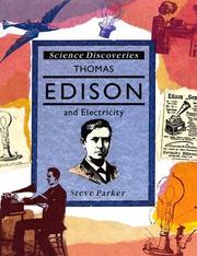 Cover of Thomas Edison and electricity by Steve Parker