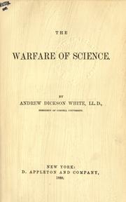 Front cover of The warfare of science by Andrew Dickson White