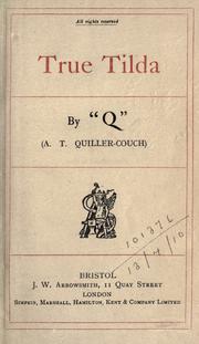 Cover of True Tilda by Arthur Quiller-Couch