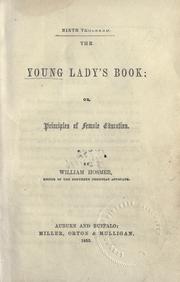 Front cover of The young lady's book by William Hosmer