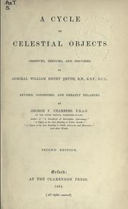 Cover of A cycle of celestial objects by W. H. Smyth