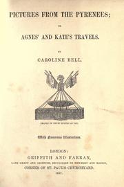 Front cover of Pictures from the Pyrenees, or, Agnes' and Kate's travels by Caroline Bell