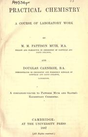 Cover of Practical chemistry by M. M. Pattison Muir