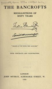 Cover of The Bancrofts by Marie Bancroft