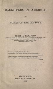Cover of Daughters of America by Phebe A. Hanaford