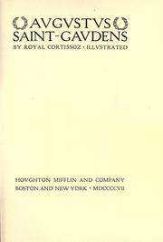 Cover of Augustus Saint-Gaudens by Royal Cortissoz