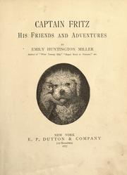 Cover of Captain Fritz by Emily Huntington Miller