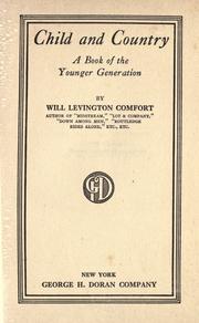 Front cover of Child and country by Will Levington Comfort