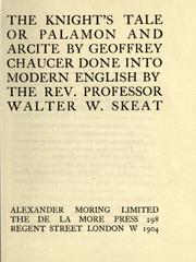 Cover of The knight's tale by Geoffrey Chaucer