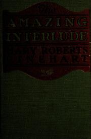 Cover of The Amazing Interlude by Mary Roberts Rinehart