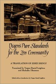 Front cover of Dogen's Pure Standards for the Zen Community by Dōgen Zenji