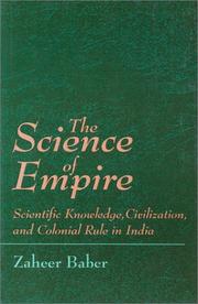 Front cover of The science of empire by Zaheer Baber