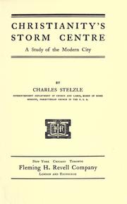 Cover of Christianity's storm centre by Stelzle, Charles
