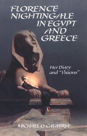 Front cover of Florence Nightingale in Egypt and Greece by Florence Nightingale