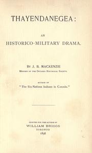Cover of Thayendanegea by J. B. Mackenzie