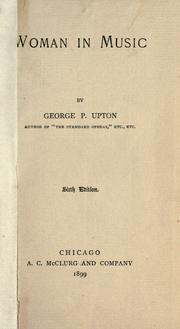 Front cover of Woman in music by George P. Upton