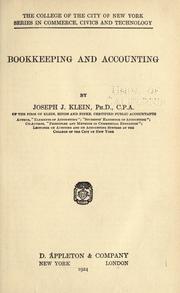 Cover of Bookkeeping and Accounting, Complete Course by Joseph Jerome Klein