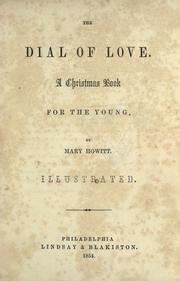 Front cover of The dial of love by Mary Botham Howitt