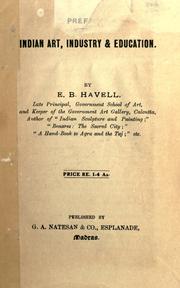 Front cover of Essays on Indian art, industry & education by E. B. Havell