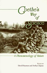 Front cover of Goethe's way of science by David Seamon