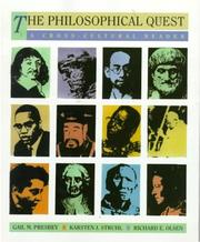 Front cover of The philosophical quest by Gail M. Presbey