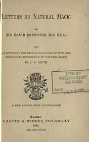 Cover of Letters on Natural Magic by Sir David Brewster