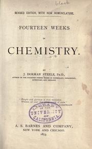 Front cover of Fourteen weeks in chemistry by Joel Dorman Steele