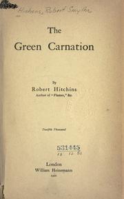 Cover of The Green Carnation by Robert Smythe Hichens