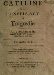 Cover of Catiline his conspiracy by Ben Jonson