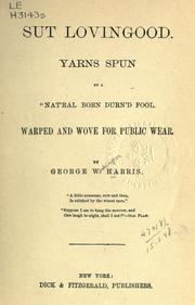 Cover of Sut Lovingood by George Washington Harris